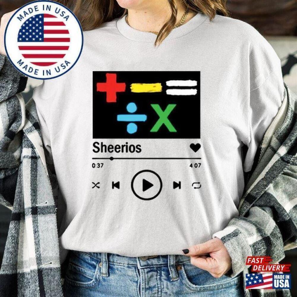 Ed Sheeran Mathematics Mathletics Tour Fan Unisex T-Shirt